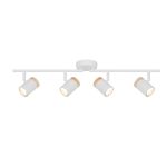 D'Lite Luce da soffitto Beitem Metallo Ghiaccio Bianca FSC Legna | Adatto Per 4x GU10