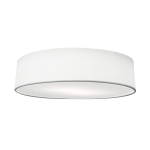 D'Lite Luce da soffitto Lunelle 50cm Tessuto Bianca | Adatto per 3x E27 