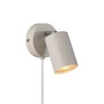 Nordlux Explore Luce Da Parete Metallo Beige | Adatto per GU10