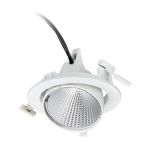 Philips Faretti LED Greenspace Accent Elbow Aluminium Bianca 31W 3900lm 36D - 930 Luce Calda -  | 163mm - IP20 - Miglior Resa Cromatica - Dali Dimmerabile