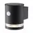 D'Lite Luce Da Parete Solis Solar Nero Up & Down - 830 Luce Calda -  | IP54 - Sensore Di Movimento