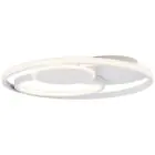 Brilliant Runda Luce da soffitto Metallo Silicone Bianca 45W 5200lm - 830-865 CCT | 500mm - Telecomando Dimmerabile