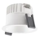 Ledvance Faretti LED Scurolight Aluminium Bianca 8W 640lm 36D - 927 Bianco Molto Caldo | Ritaglio 68mm - IP44 - Miglior resa cromatica - Dimmerabile