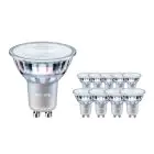 Confezione Multipack 10x Philips Corepro LED Faretti GU10 PAR16 4.6W 390lm 36D - 840 Bianco Freddo | Sostitutiva 50W