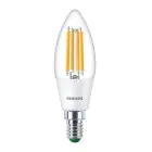Philips MASTER LED Candela Ultra Efficient E14 Candela Chiara 2.3W 485lm - 827 Bianco Molto Caldo | Sostitutiva 40W